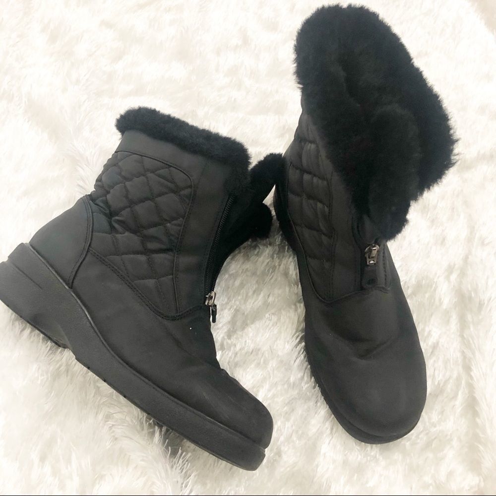 Boston Accent water proof black  Anckle Boots 10M